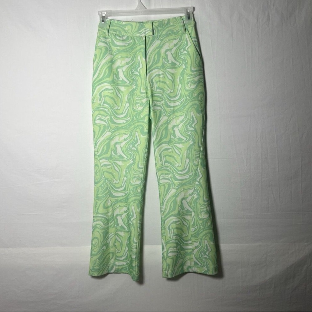 House of Sunny Mint Swirl Trousers